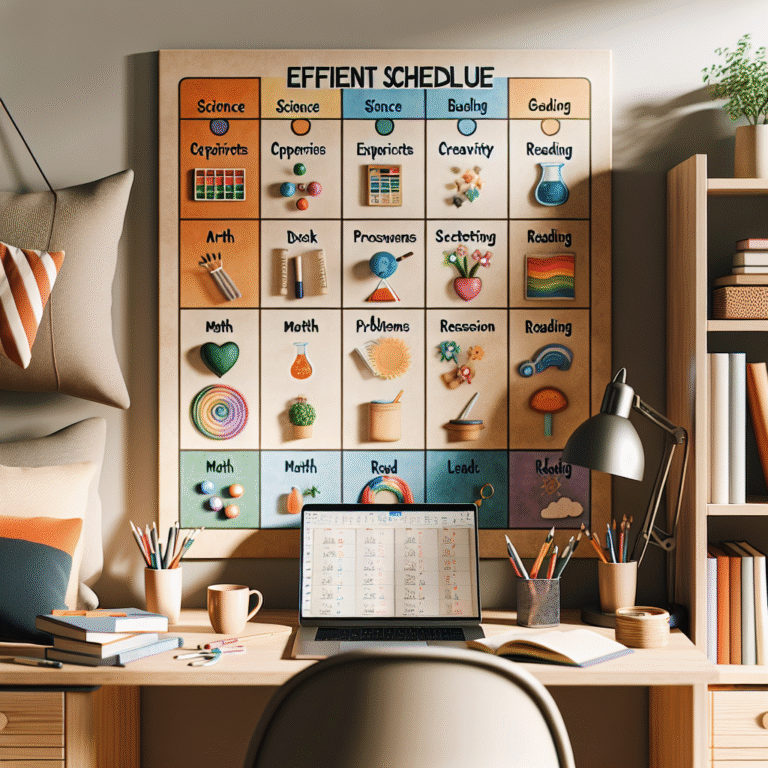 Rencana Pembelajaran di Rumah: Menyusun Jadwal yang Efisien dan Menyenangkan