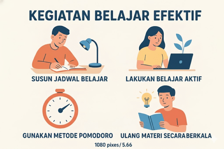 Kegiatan Belajar Efektif: Kunci Memahami Materi dengan Lebih Cepat dan Mendalam