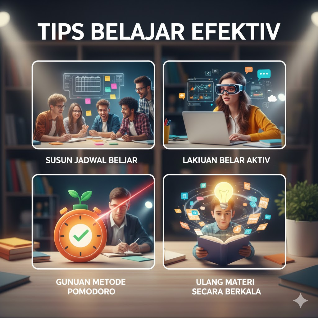 Tips Belajar Efektif: Cara Cerdas Menguasai Materi dengan Lebih Cepat