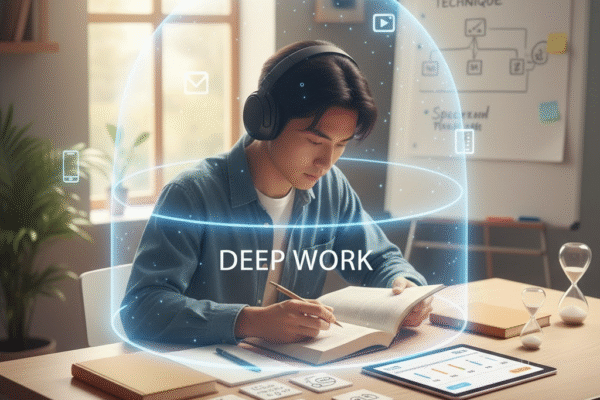 Judul: Belajar Efektif: Menguasai Ilmu dengan Seni Fokus dan Pengulangan